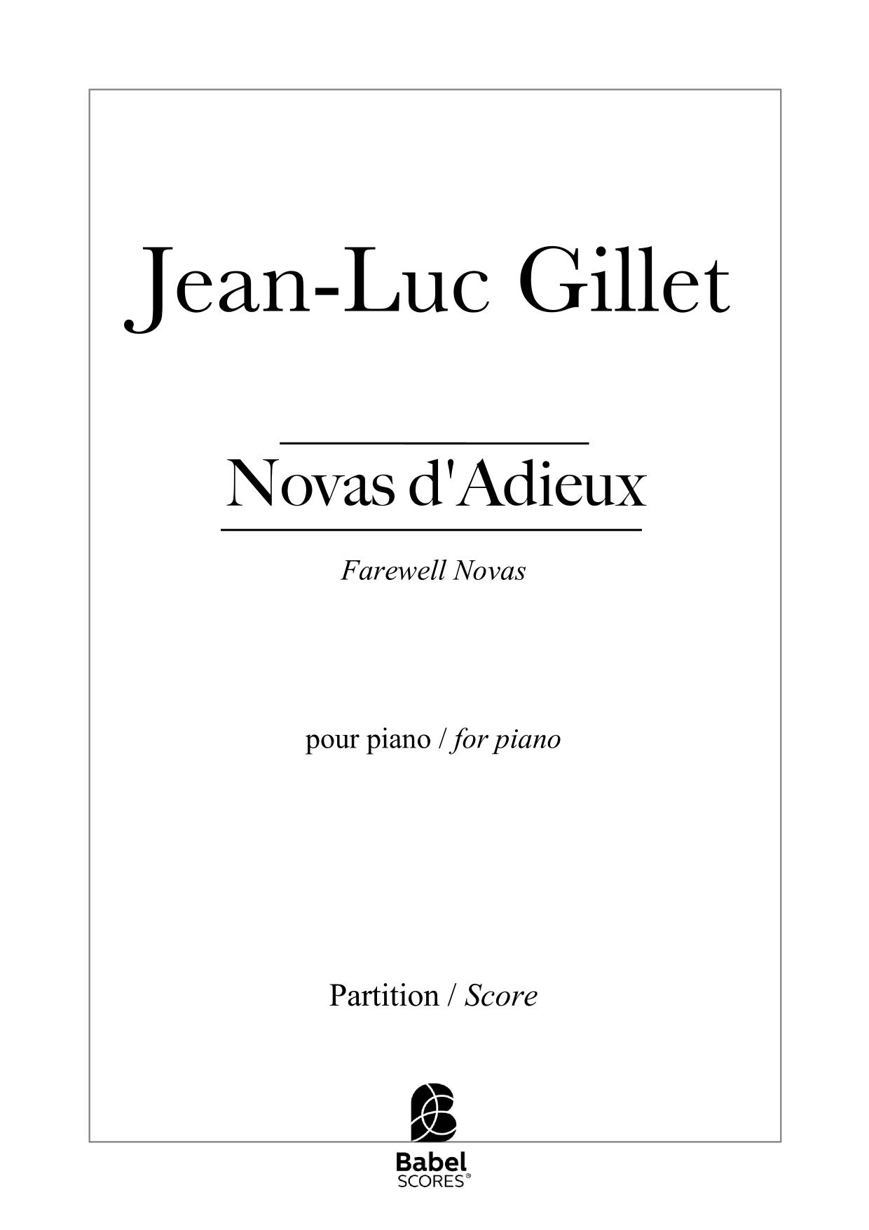 Novas d'Adieux