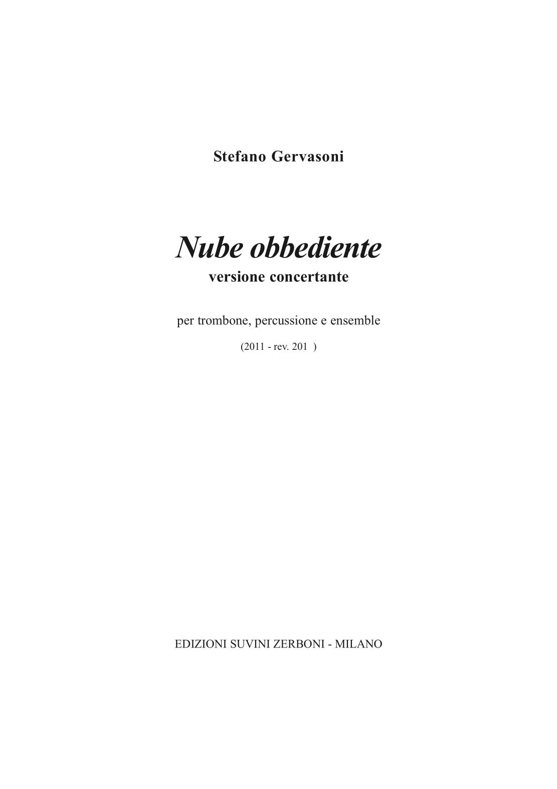 Nube obbediente