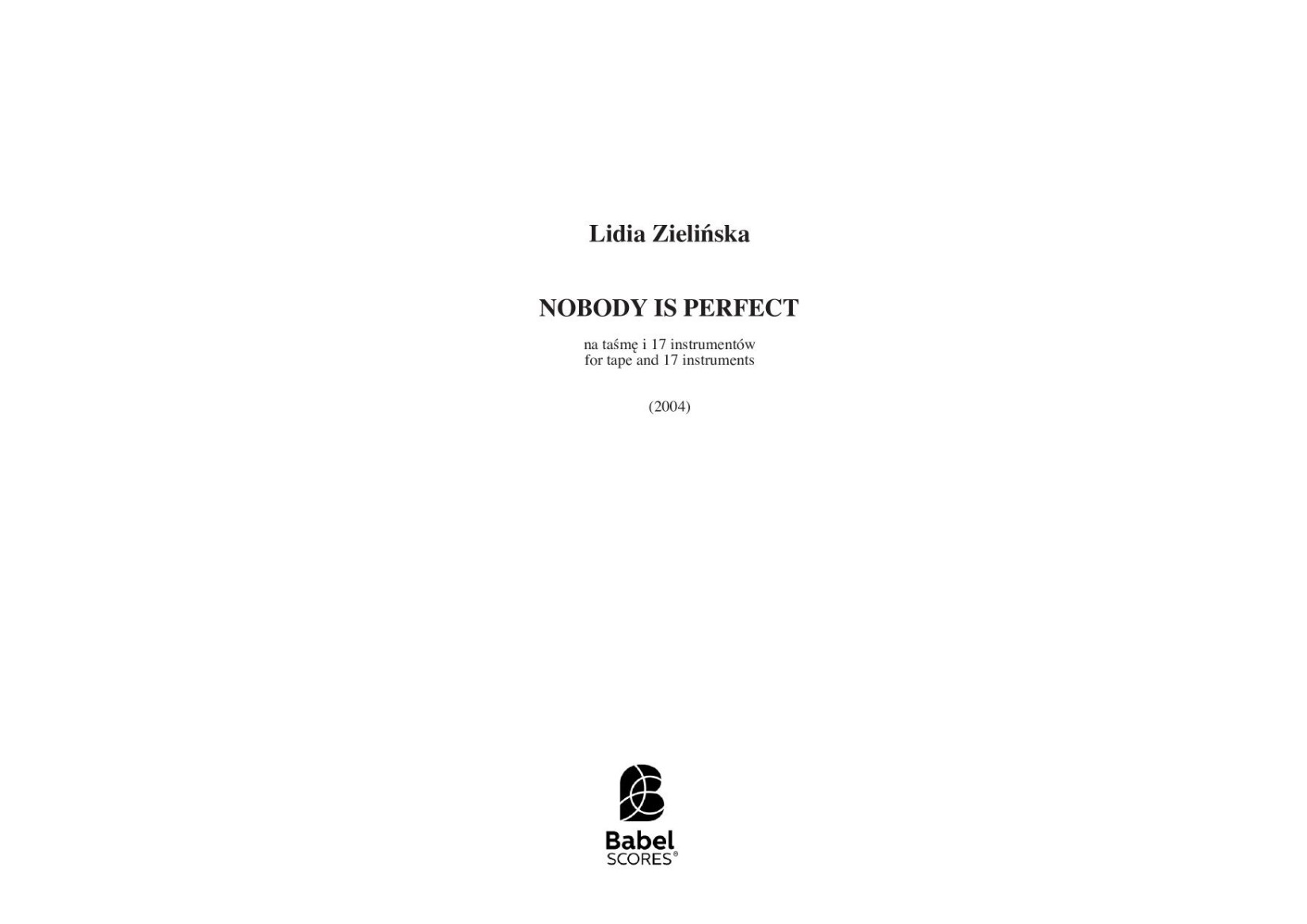 Nobody is perfect