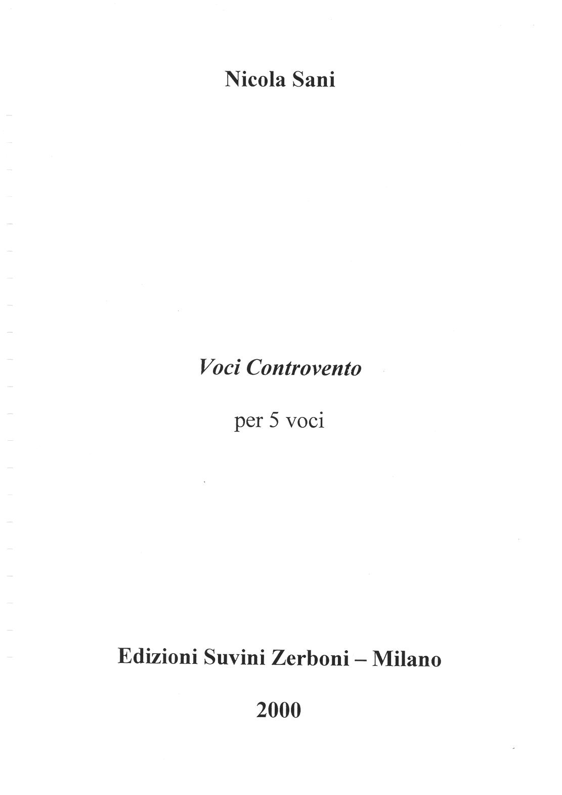 Voci controvento