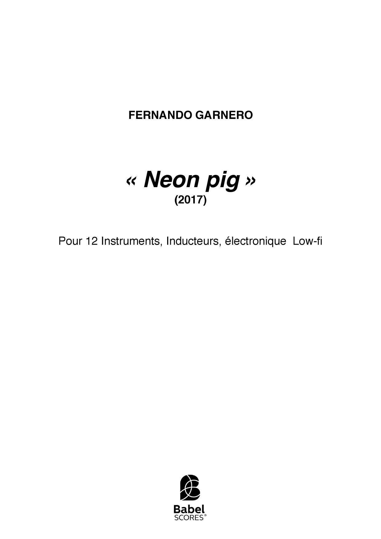 Neon Pig