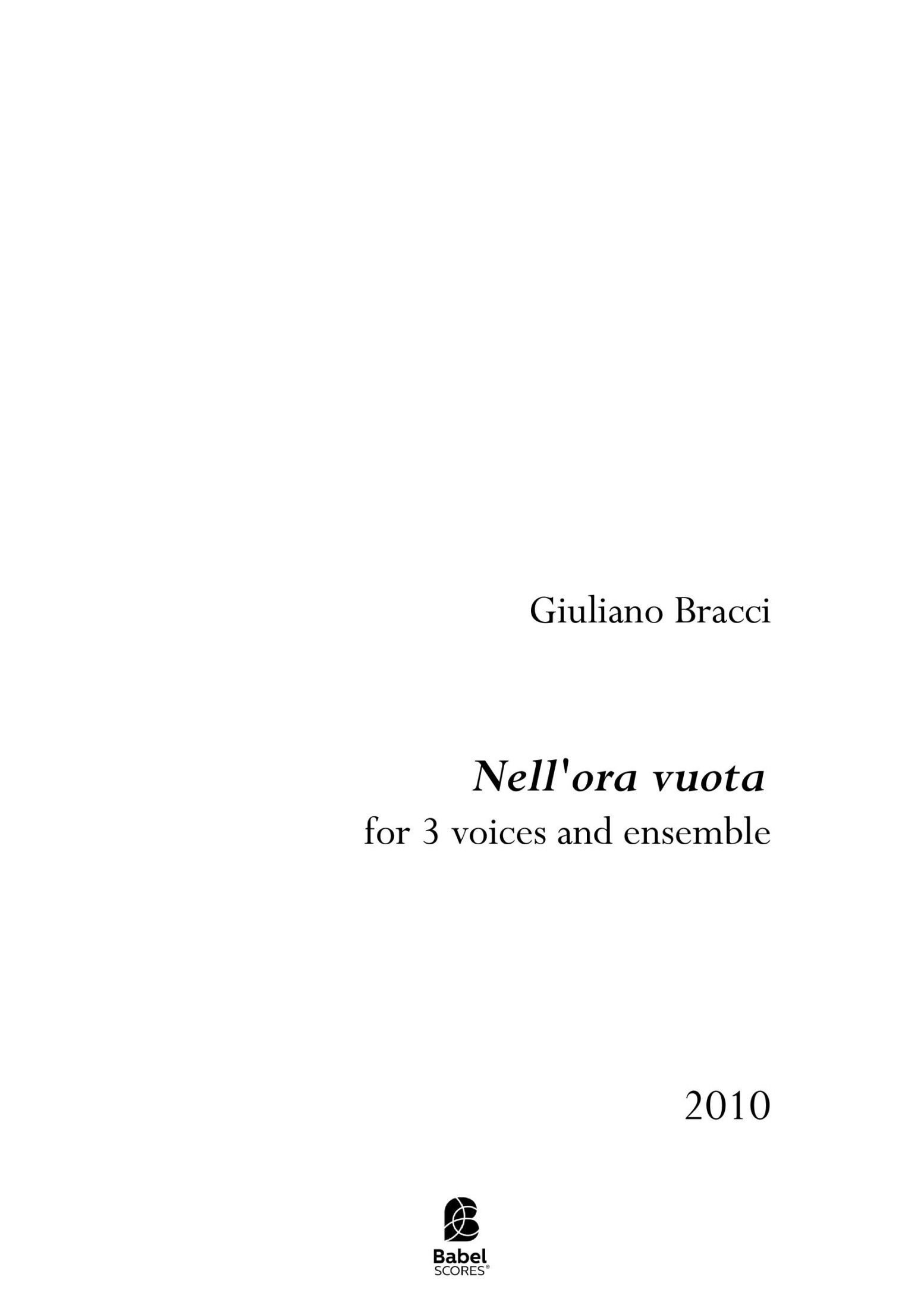 Nell'ora vuota