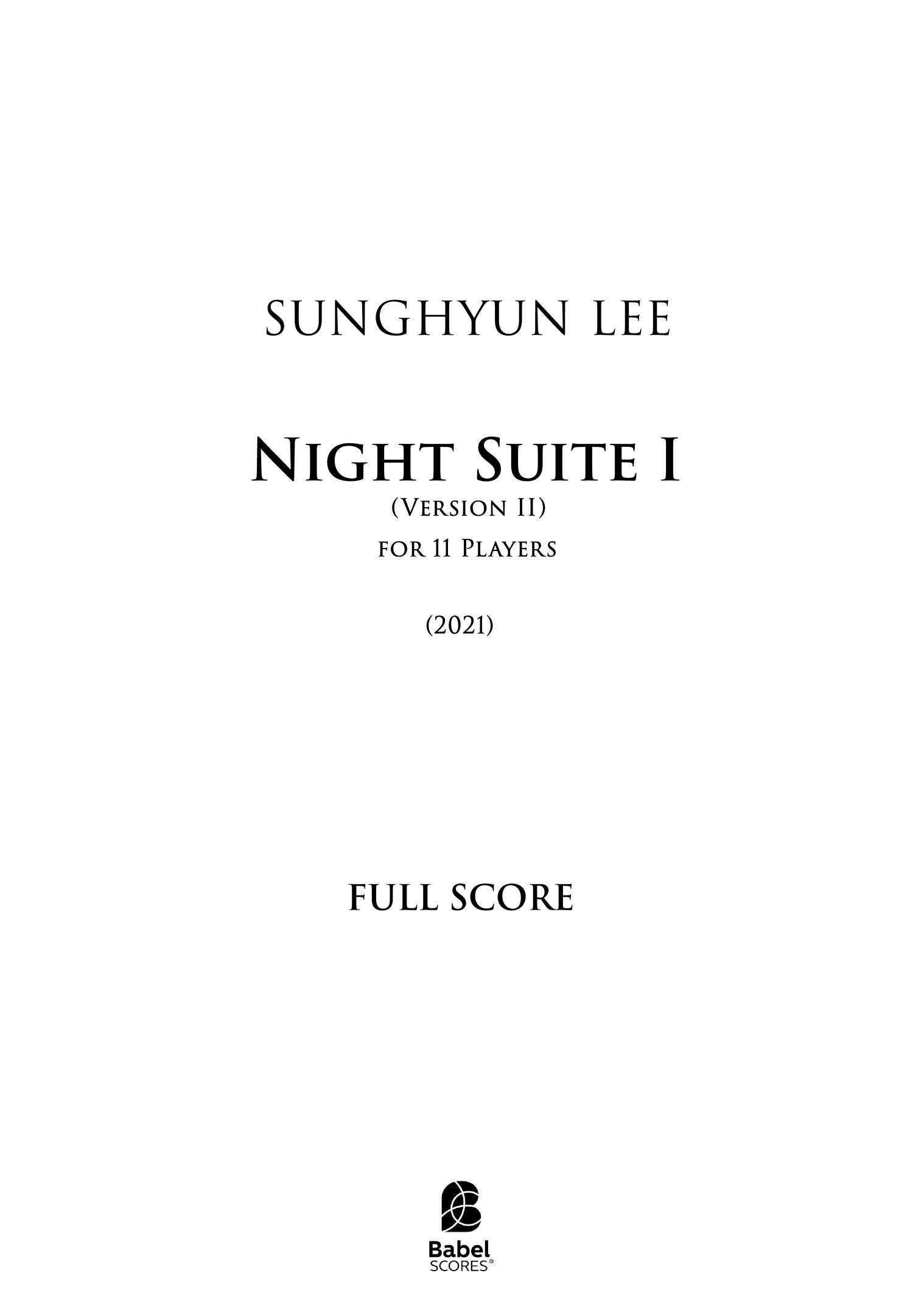 Night Suite I (Version II)