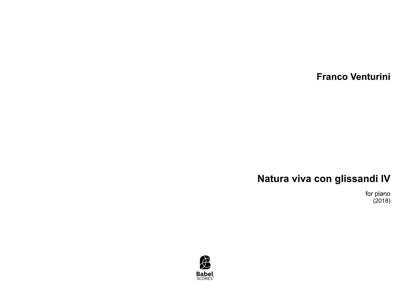 Natura viva con glissandi IV