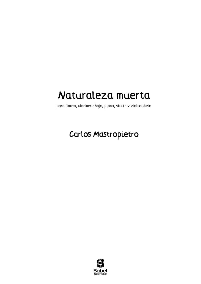Naturaleza muerta