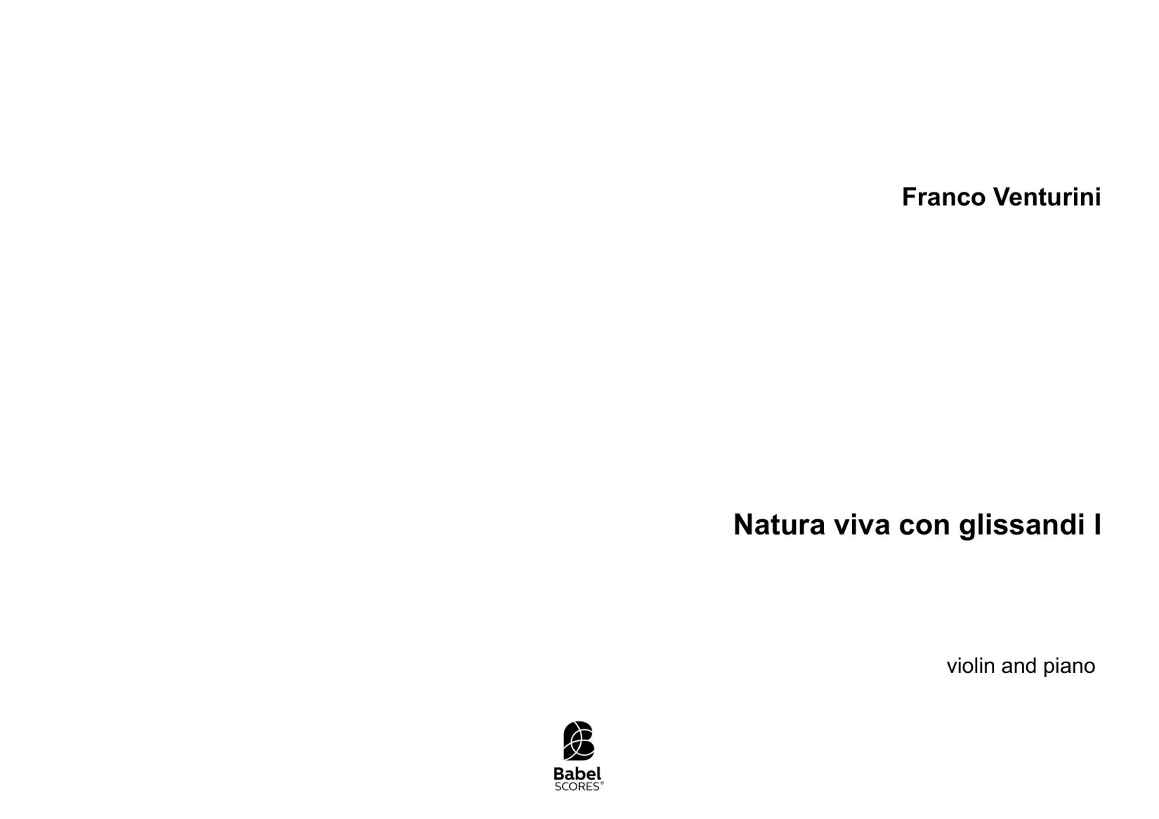Natura viva con glissandi I