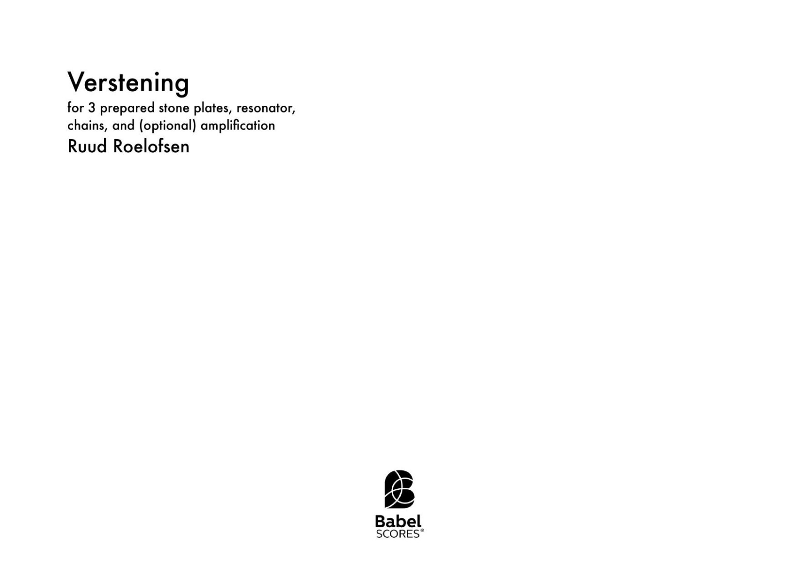 Verstening
