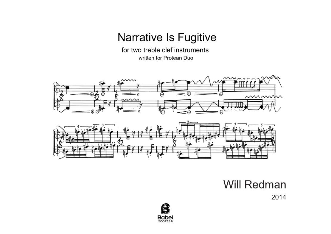 Narrative Is Fugitive