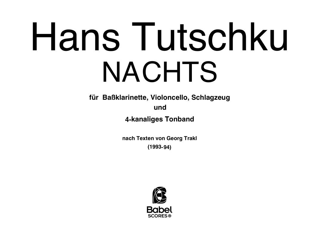Nachts