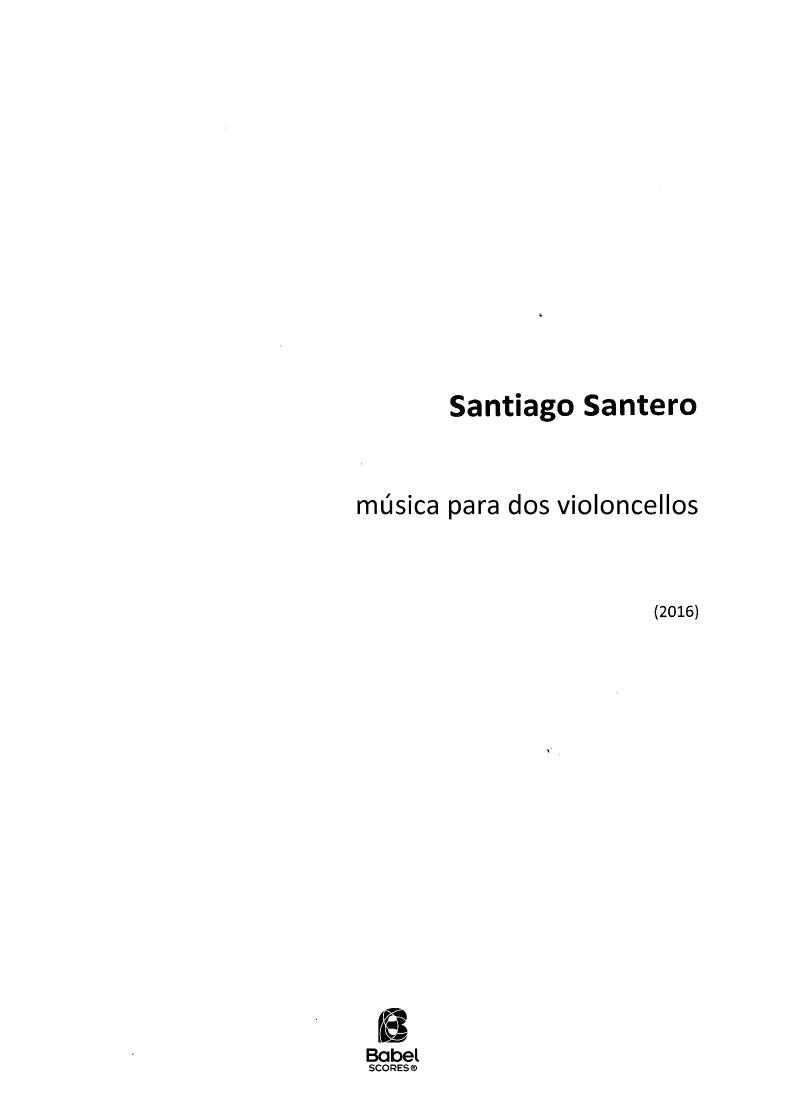 Música para dos violoncellos