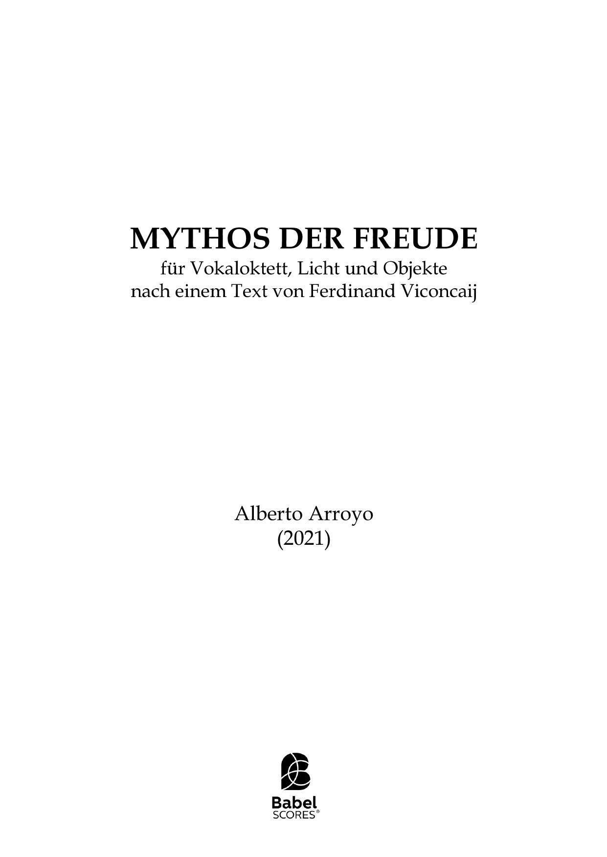 MYTHOS DER FREUDE