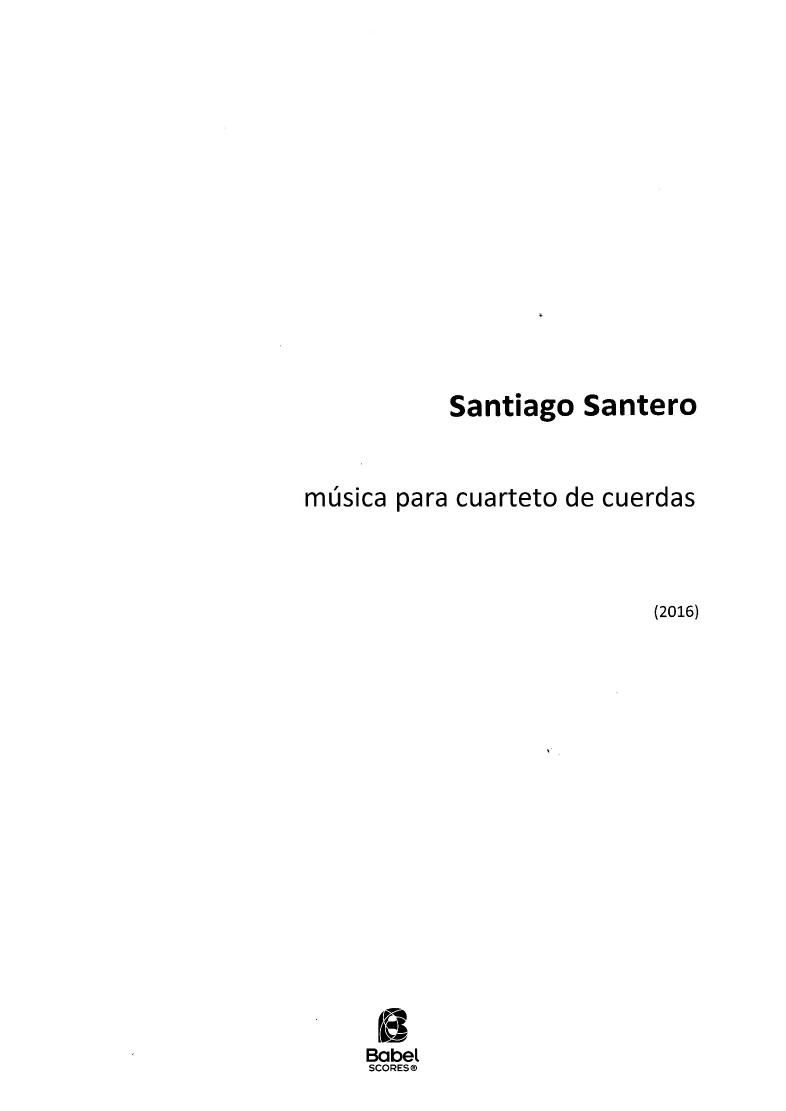 Música para cuarteto de cuerdas