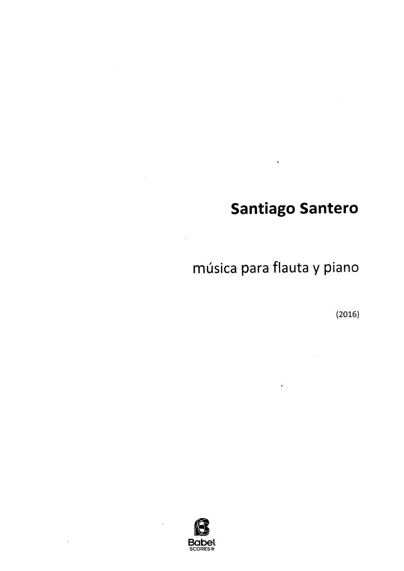 Música para flauta y piano