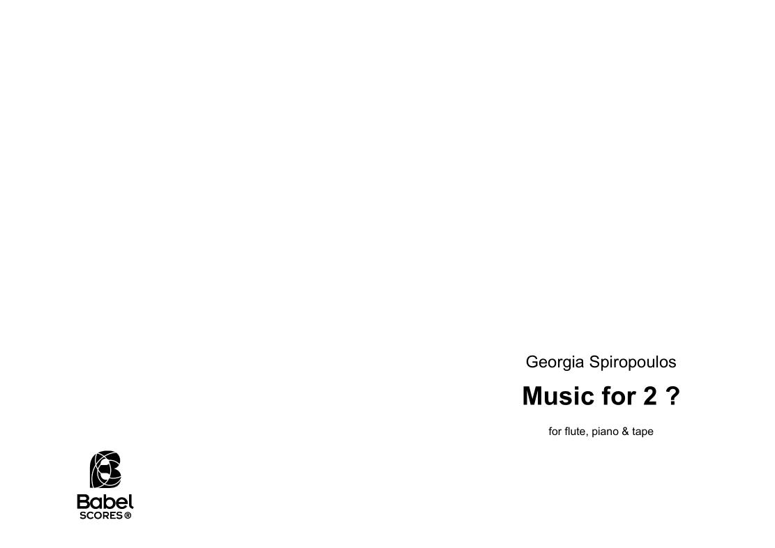 Music for 2 -