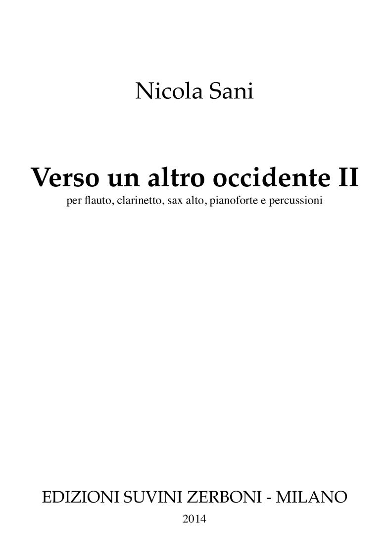 Verso un altro occidente