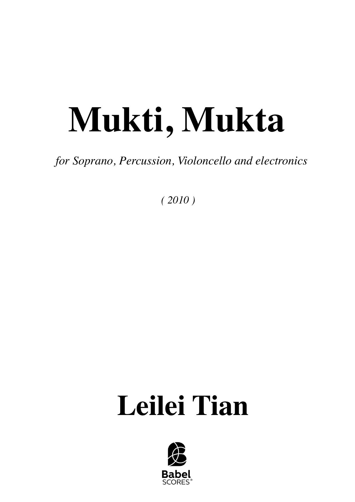 Mukti, Mukta