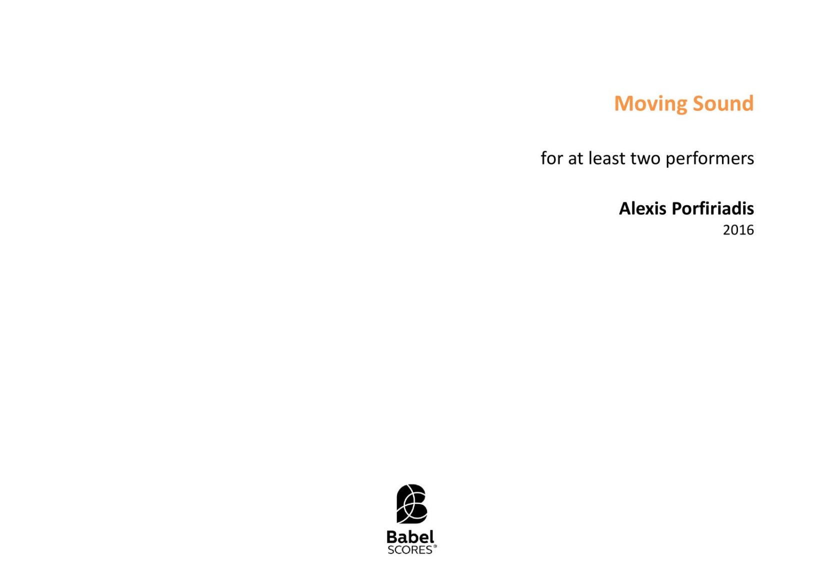Moving Sound