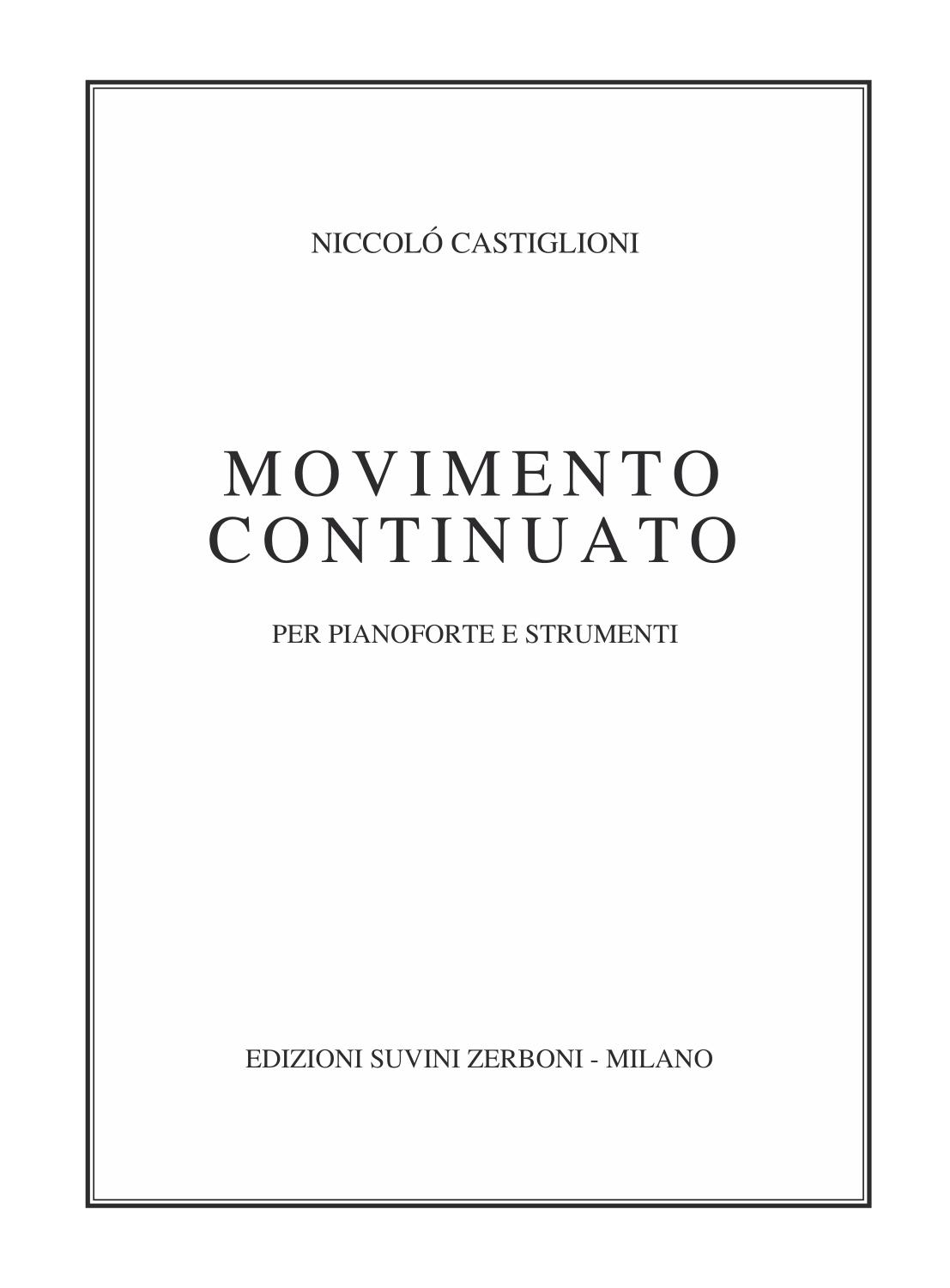 MOVIMENTO CONTINUATO
