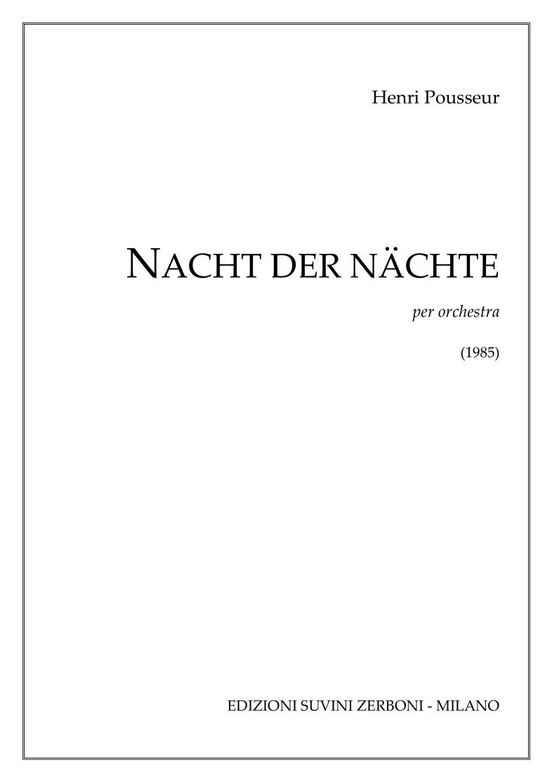Nacht der nachte ( NUIT DES NUITS) der die sehende Schlaflosigkeit des Herrn Goldberg