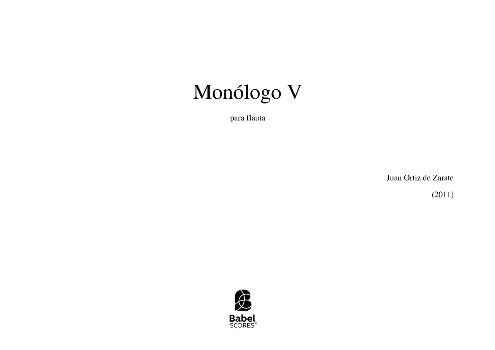 Monólogo V