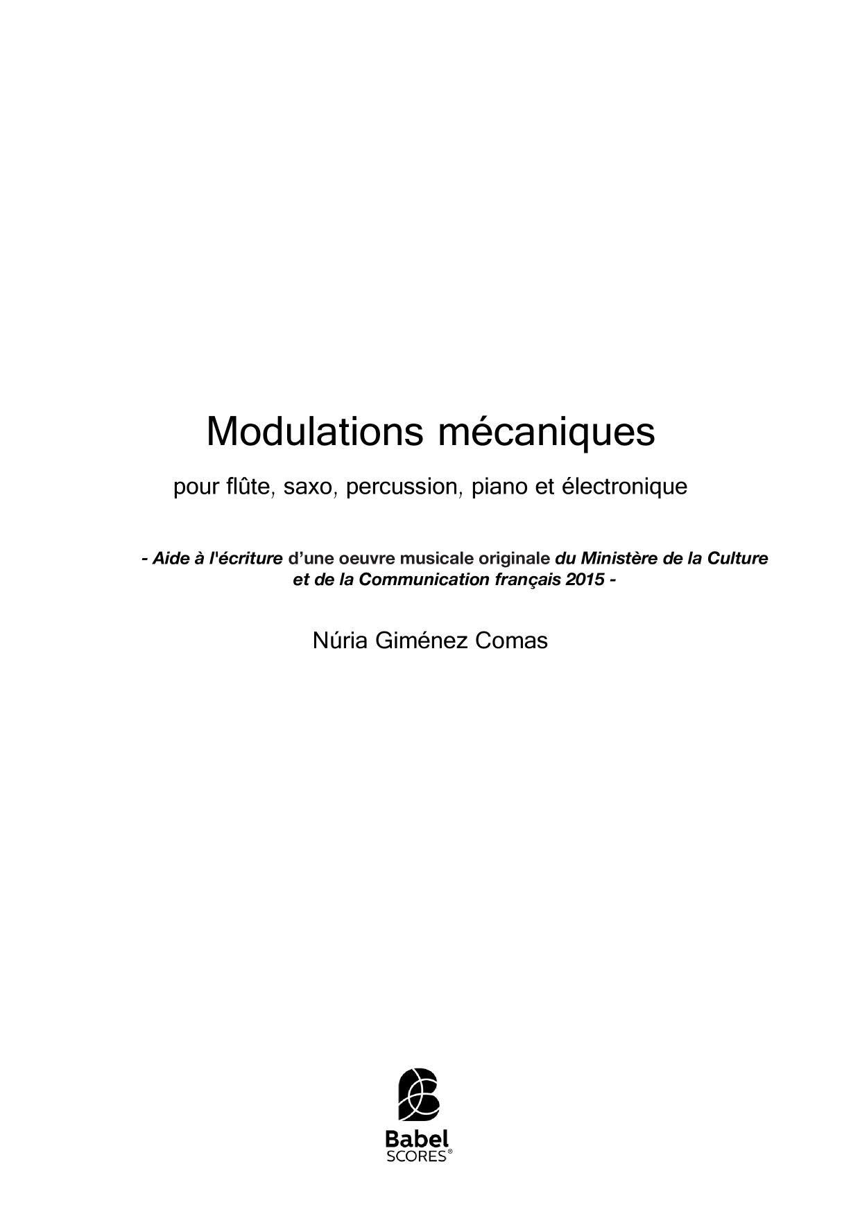 Modulations mecaniques