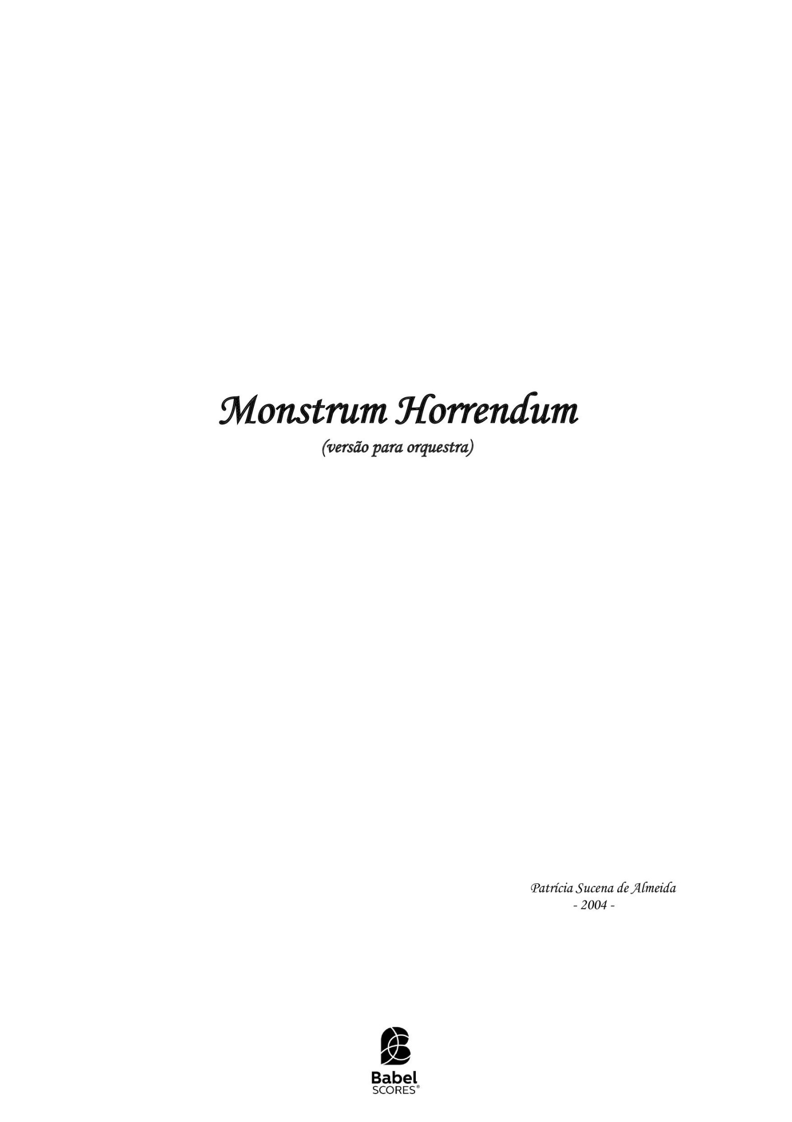 Monstrum Horrendum