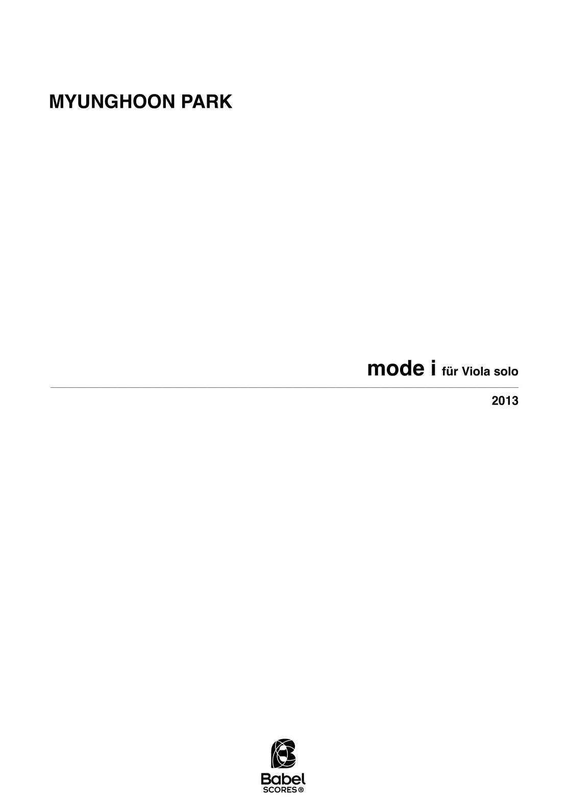 mode i