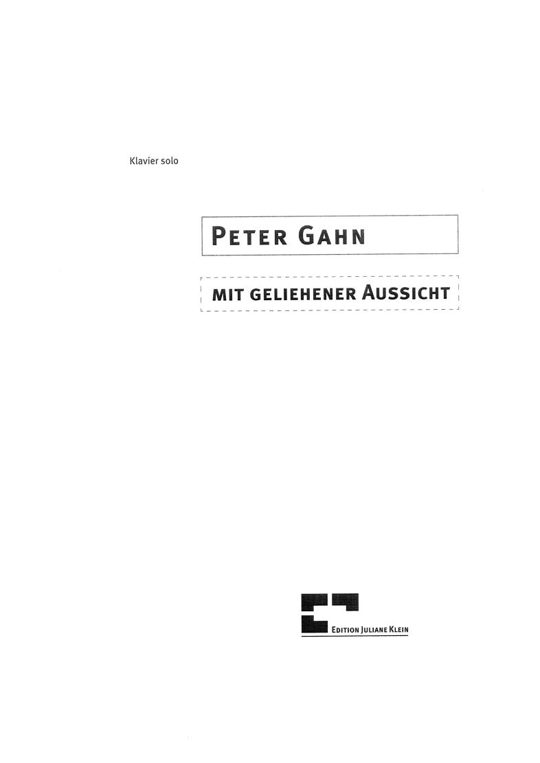 mit geliehener Aussicht