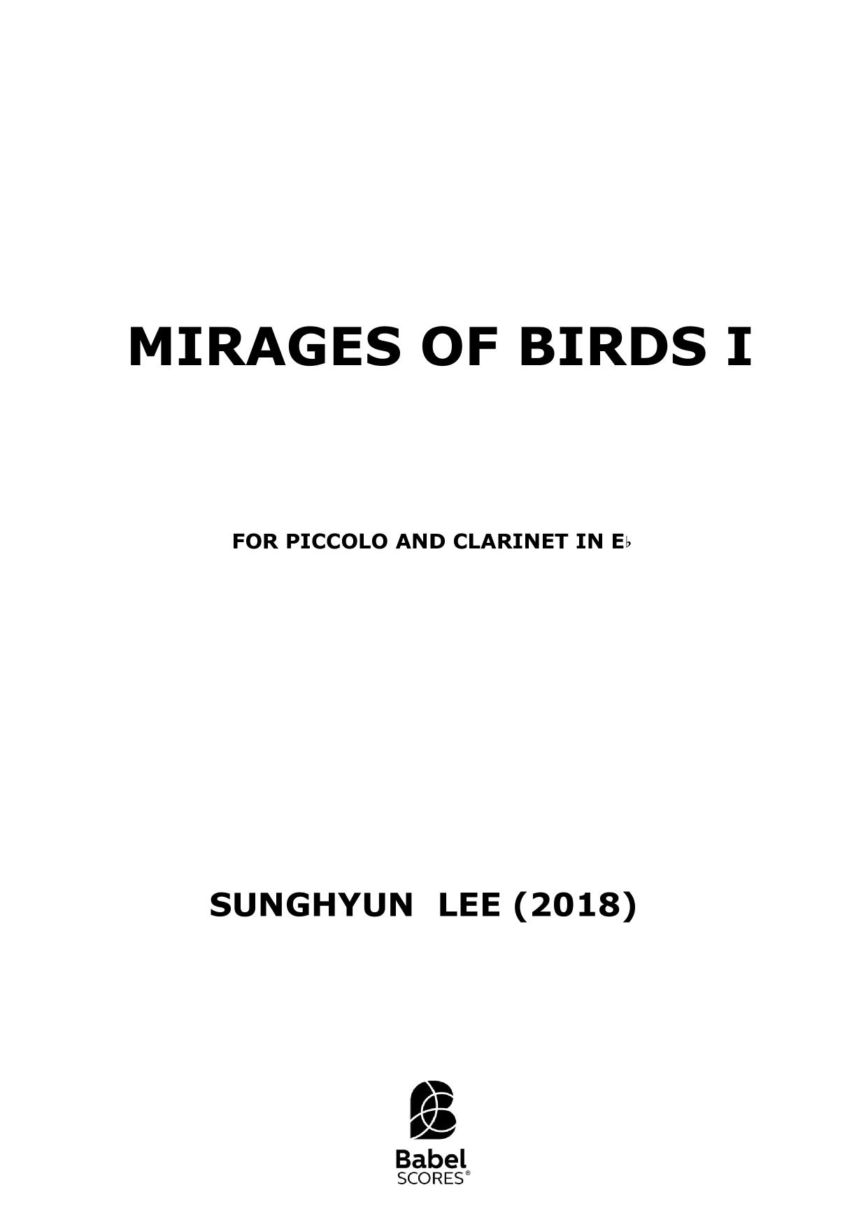Mirages of Birds I