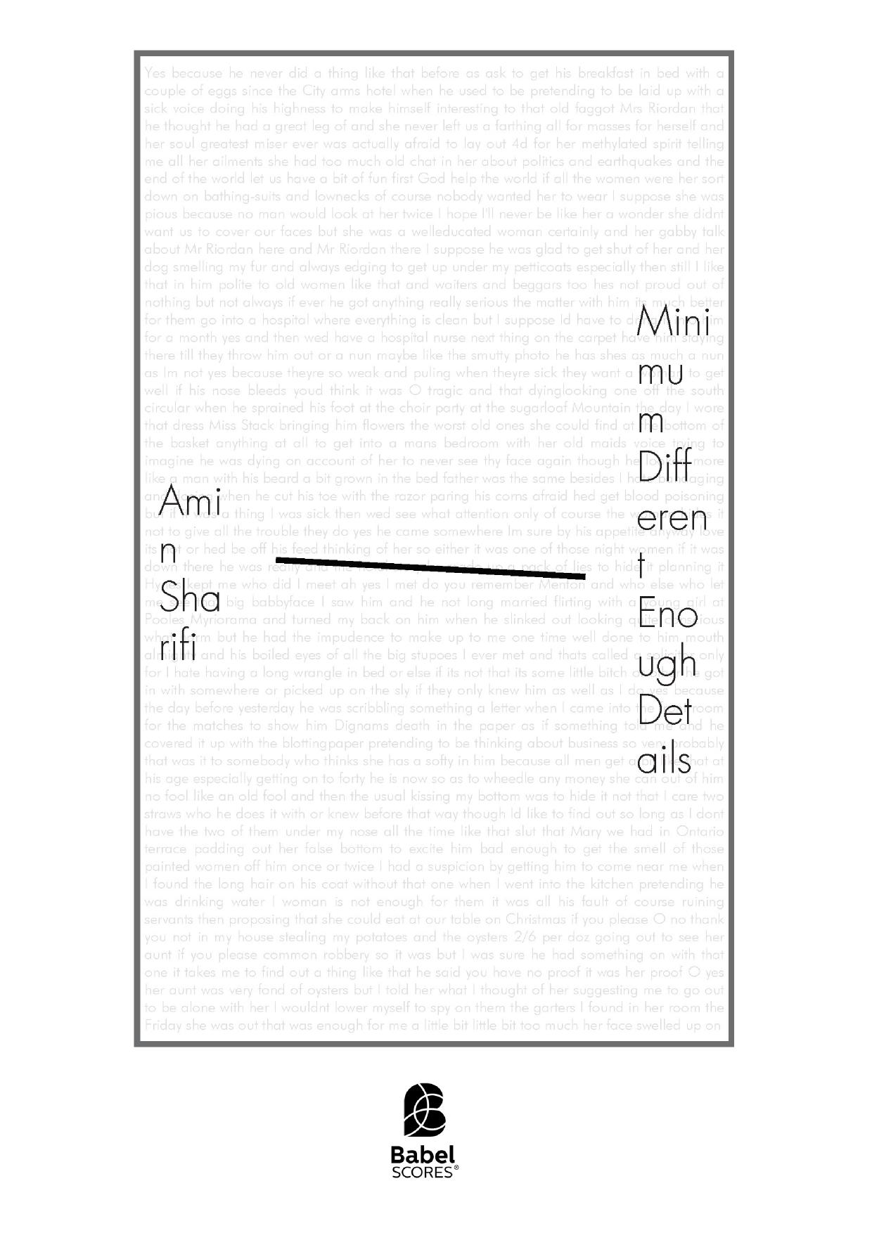 Minimum Different Enough Details