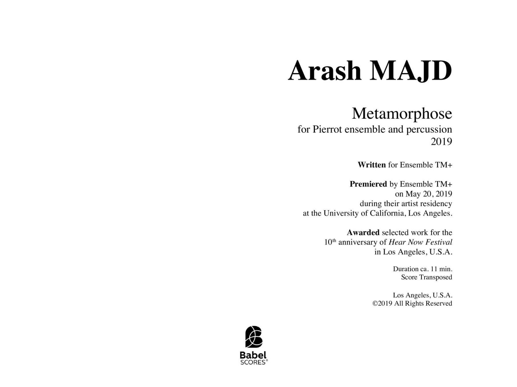 Metamorphose