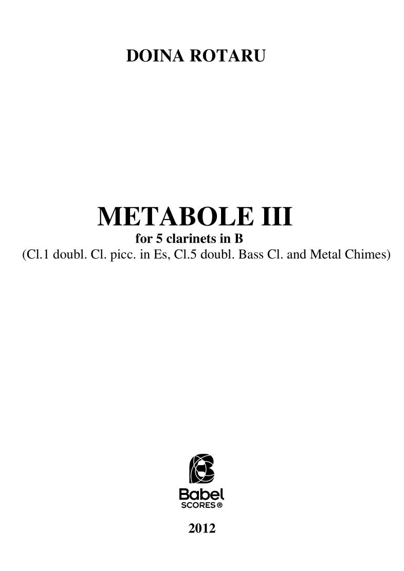 Metabole III