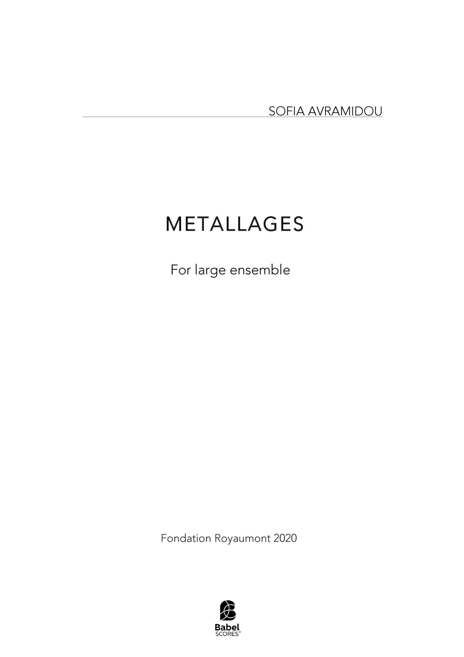 Metallages