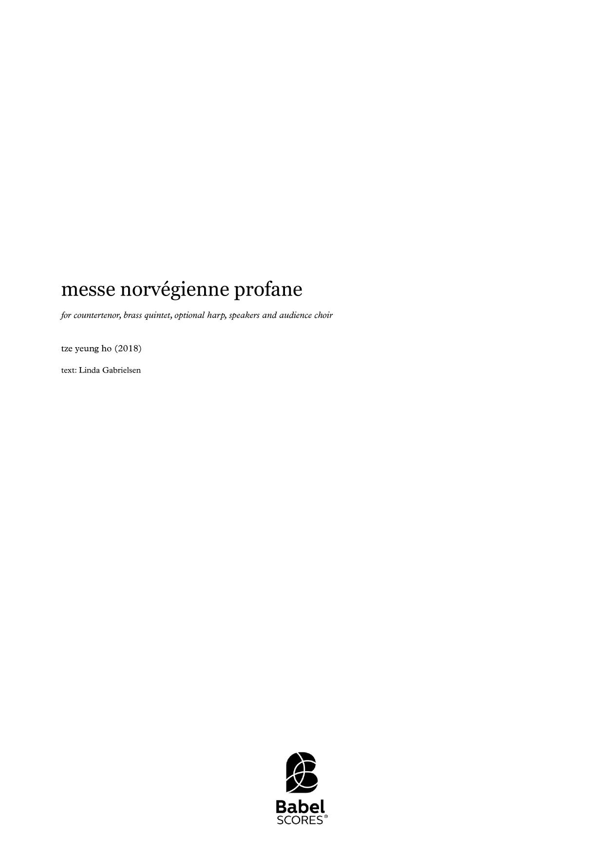 messe norvégienne profane