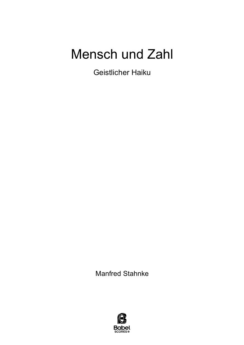 Mensch und Zahl