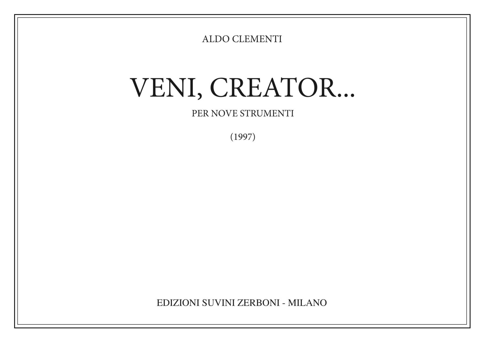 Veni, creator