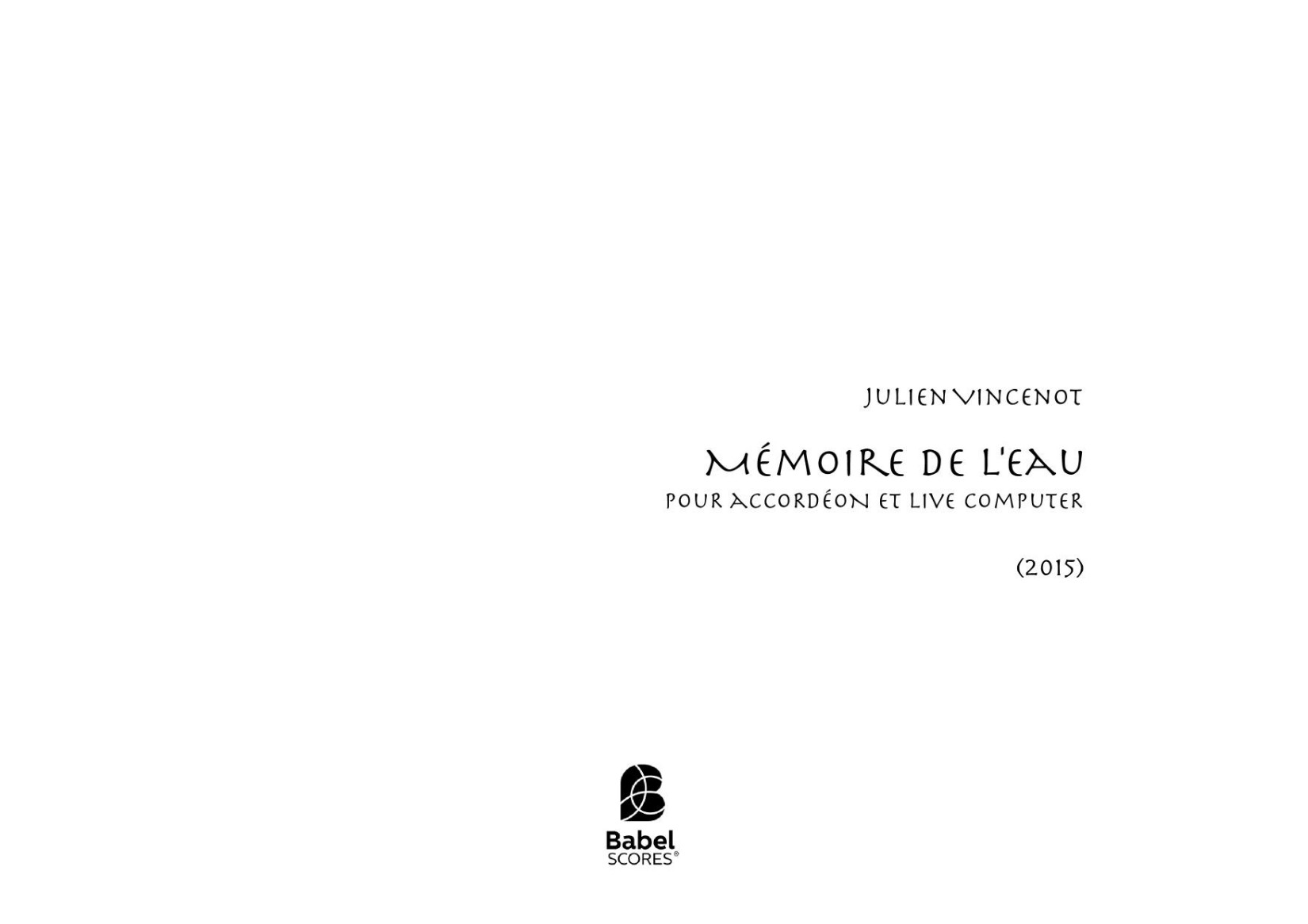 Mémoire de l'eau