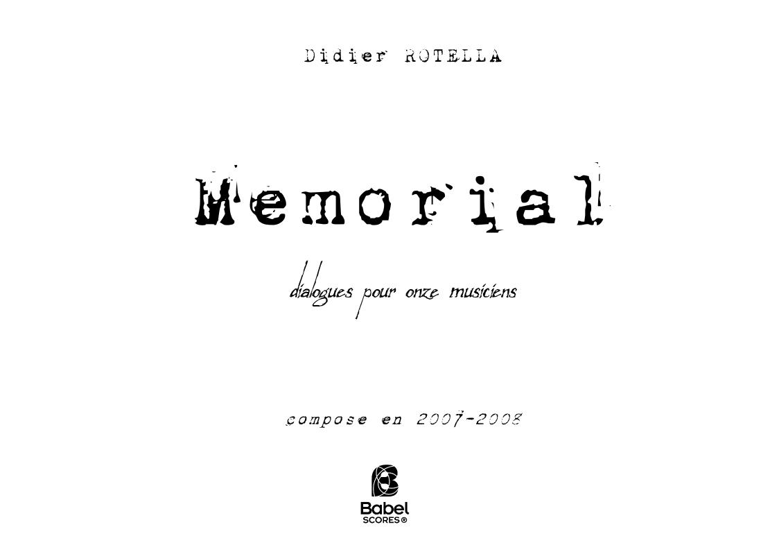 Mémorial