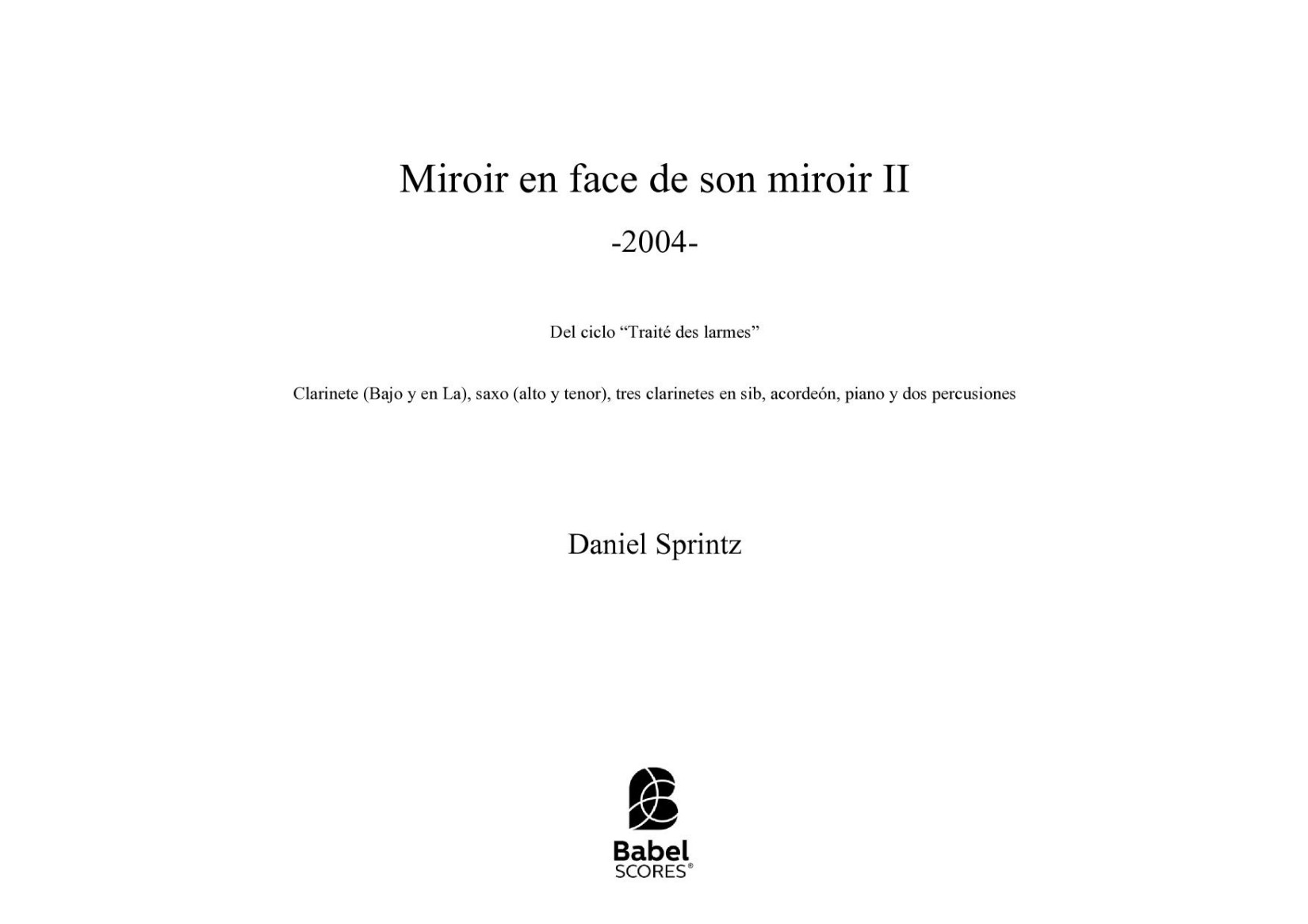 Miroir en face de son miroir II
