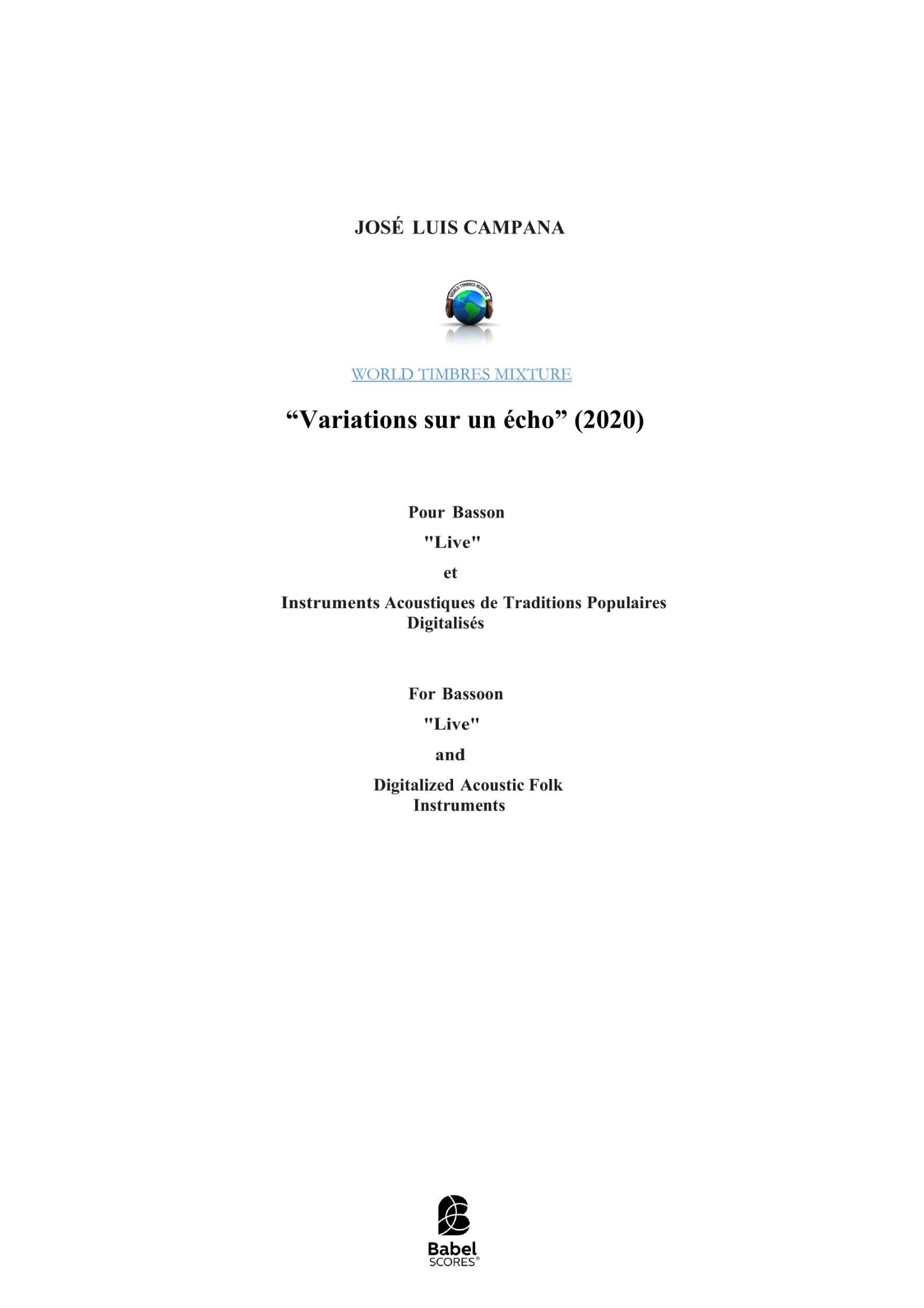 Variations sur un echo