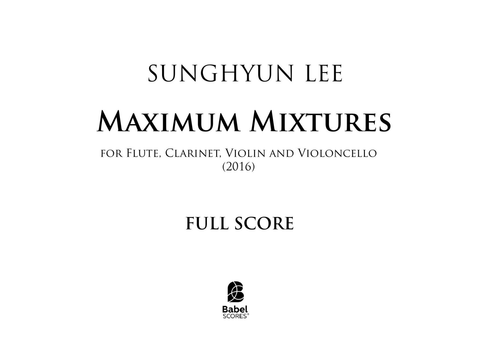 Maximum Mixtures
