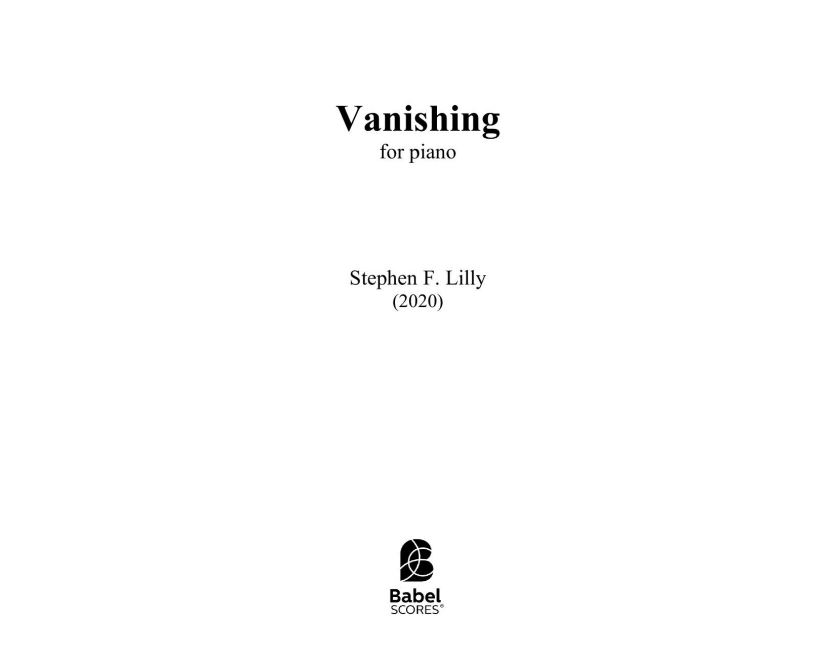 Vanishing