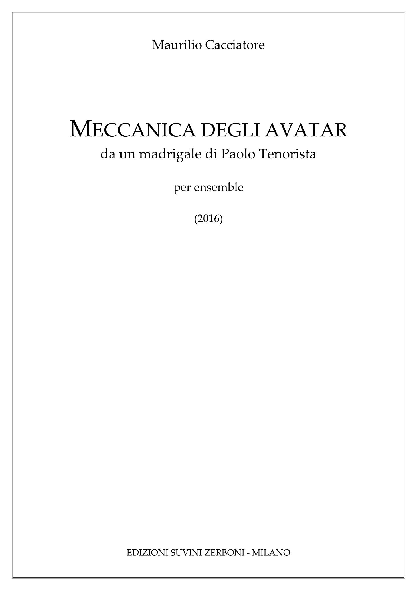 Meccanica degli avatar