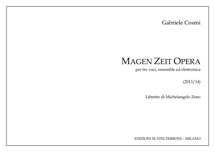 Magen zeit opera