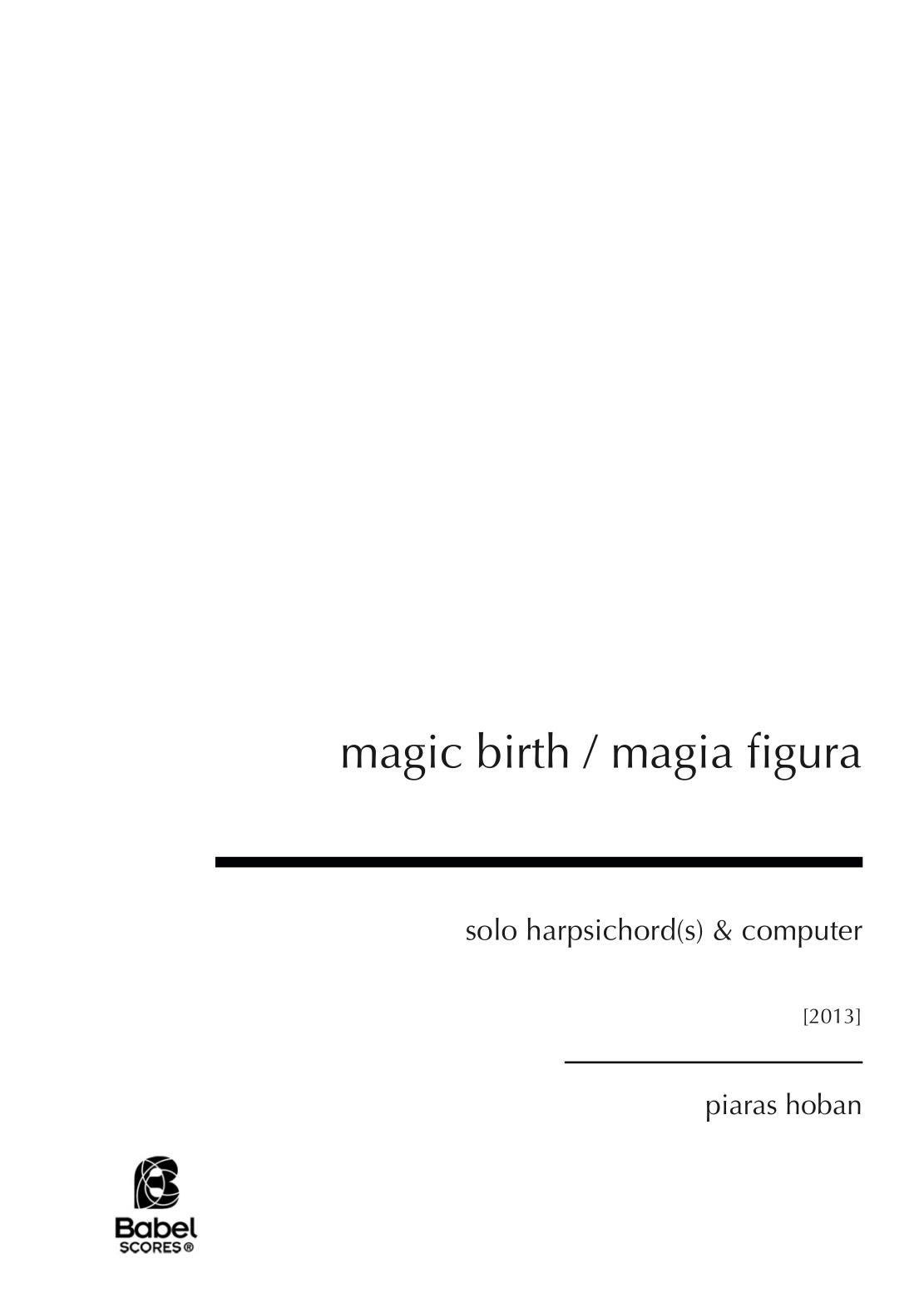 magic birth - magia figura
