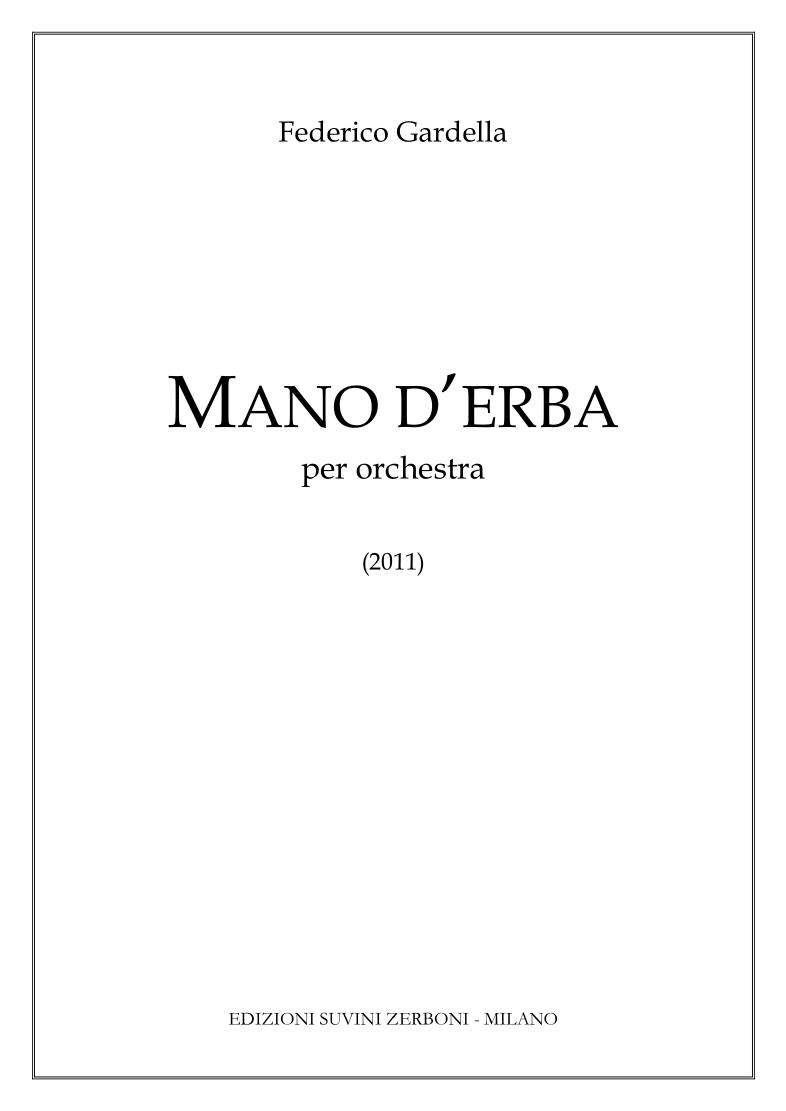 MANO D ERBA