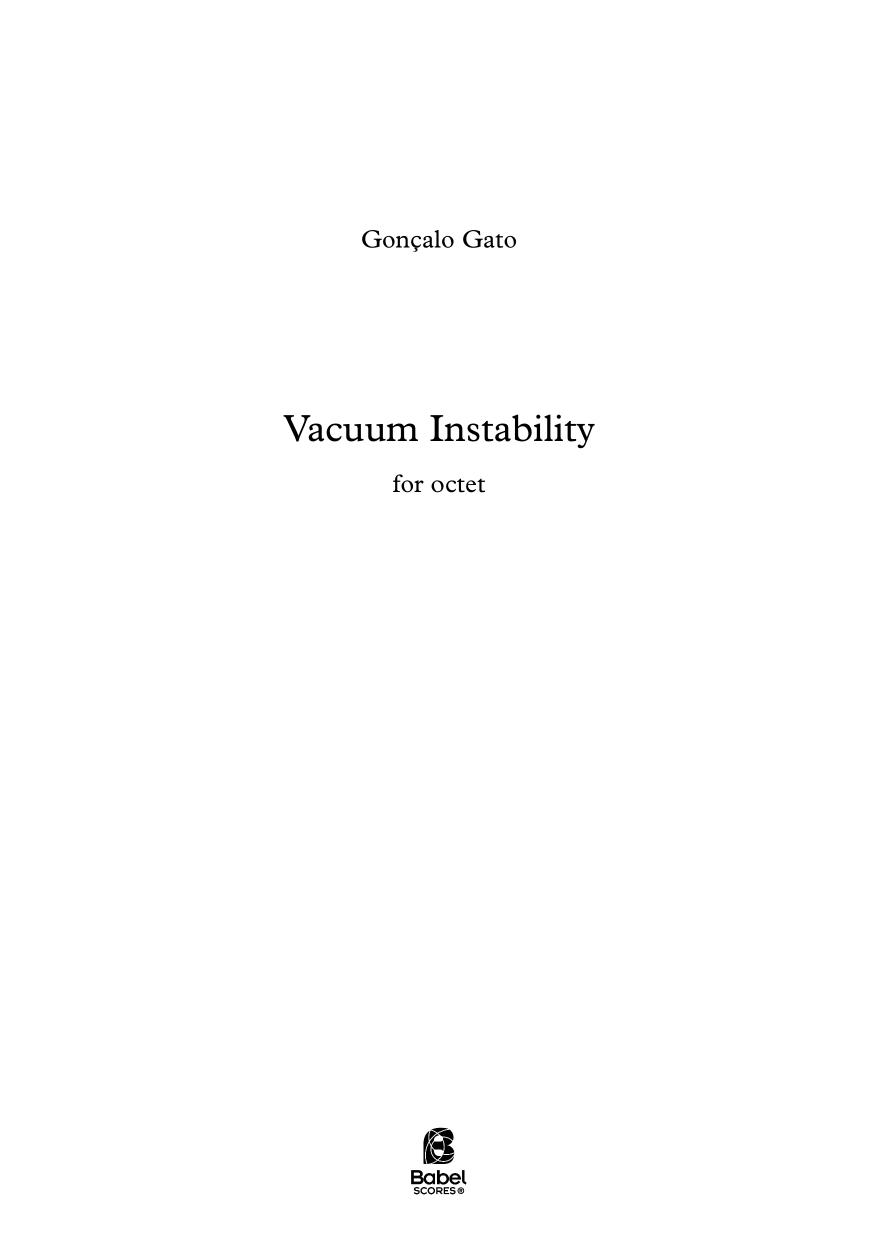 Vacuum Instability