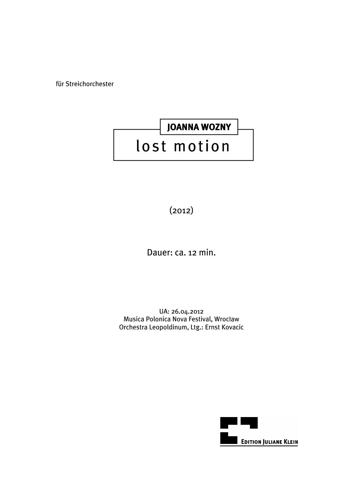 lost motion