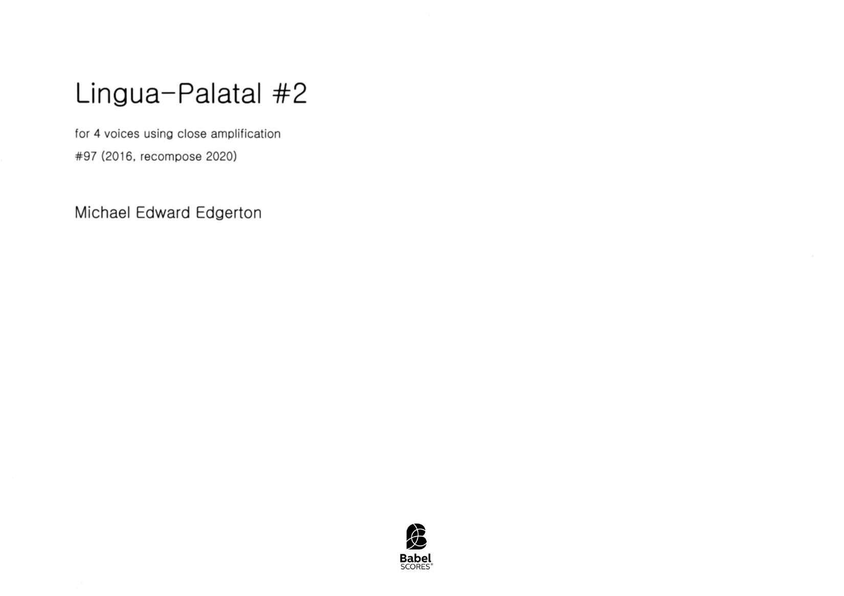 Lingua Palatal #2