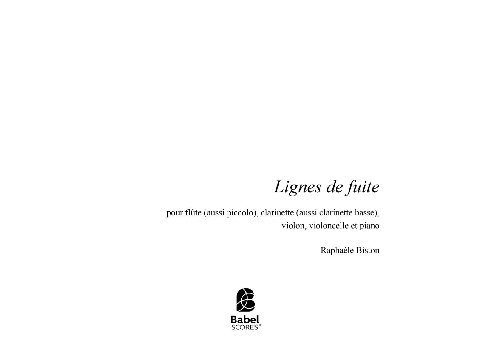 Lignes de fuite